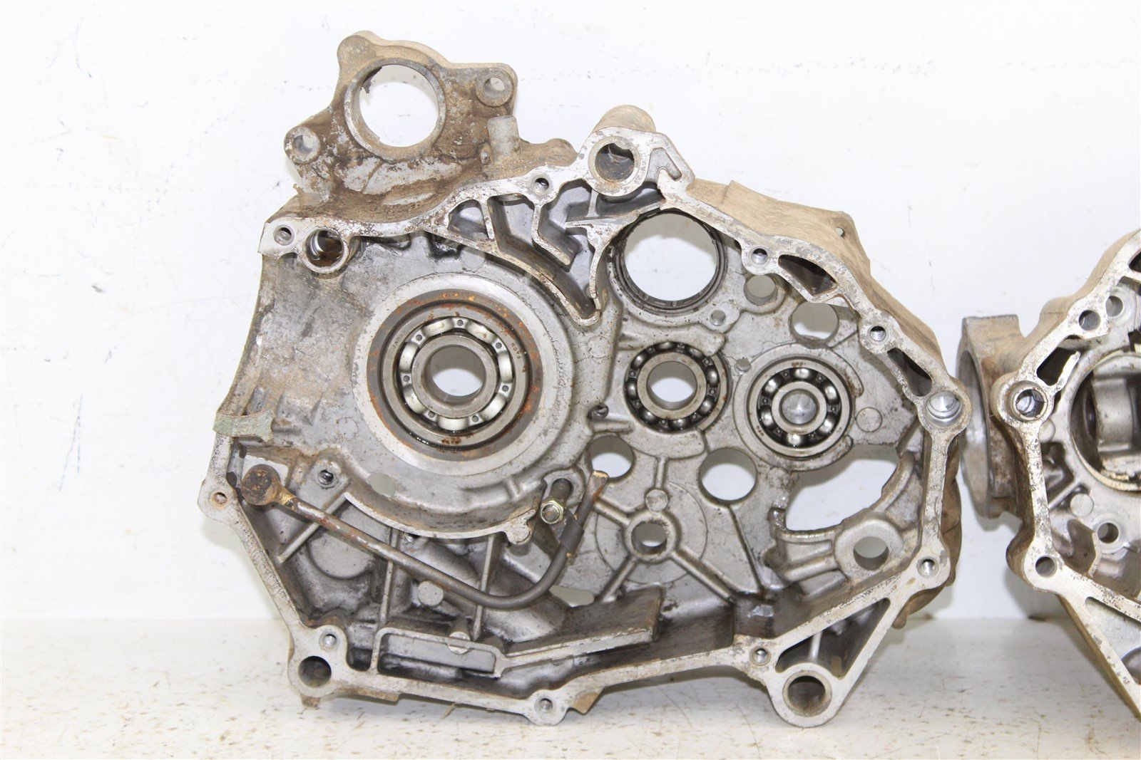 1987 Yamaha Champ 100 Engine Crankcase Cases Block Left Right