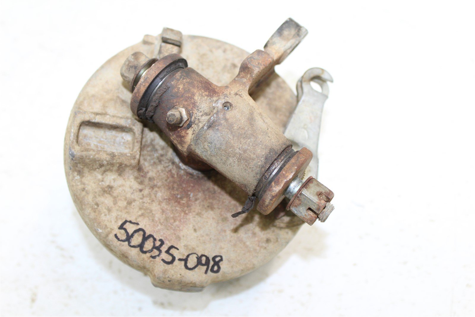 1987 Yamaha Champ 100 Front Left Brake Drum Panel