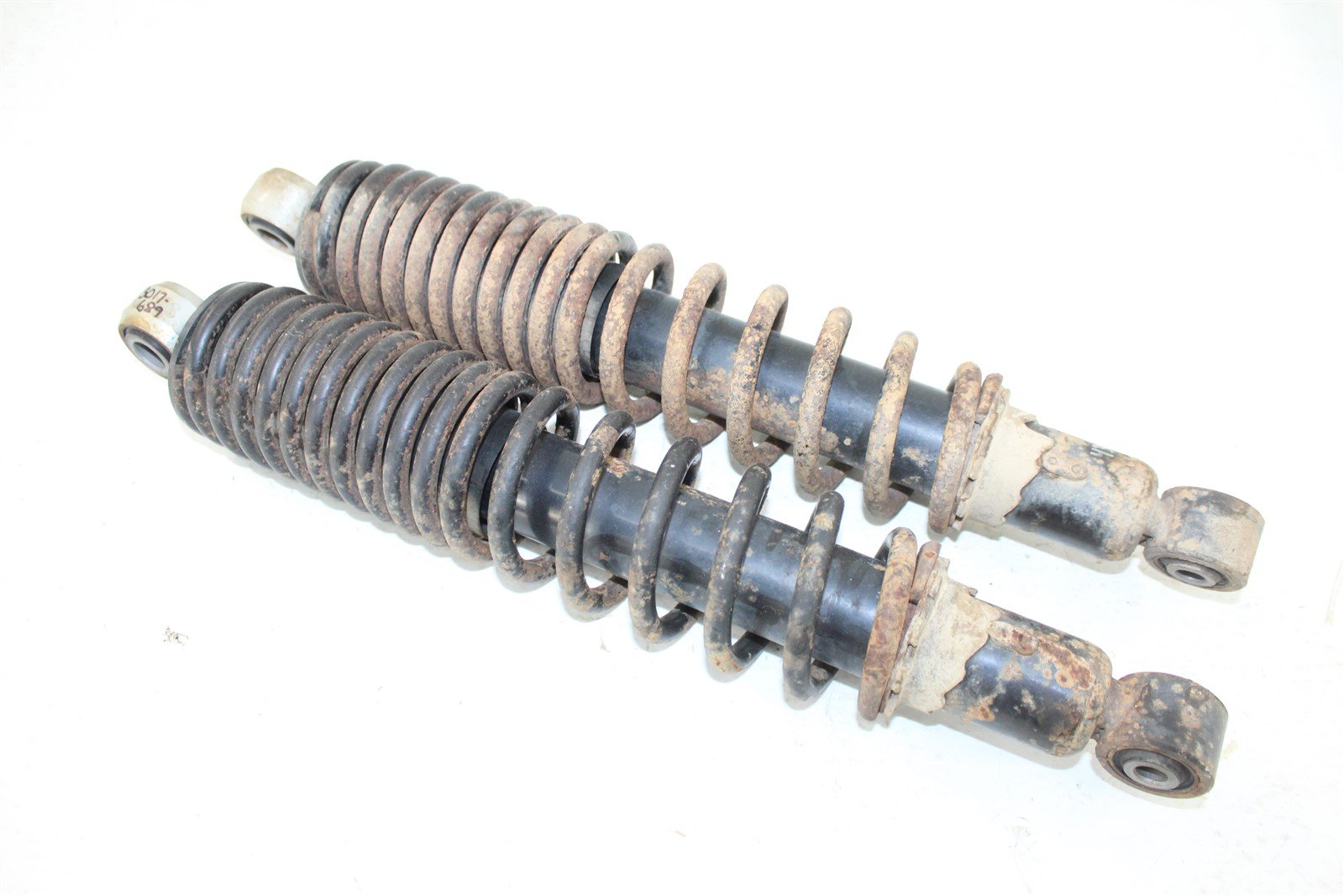 2002 Suzuki Vinson 500 Rear Shocks Spring Absorber Left Right
