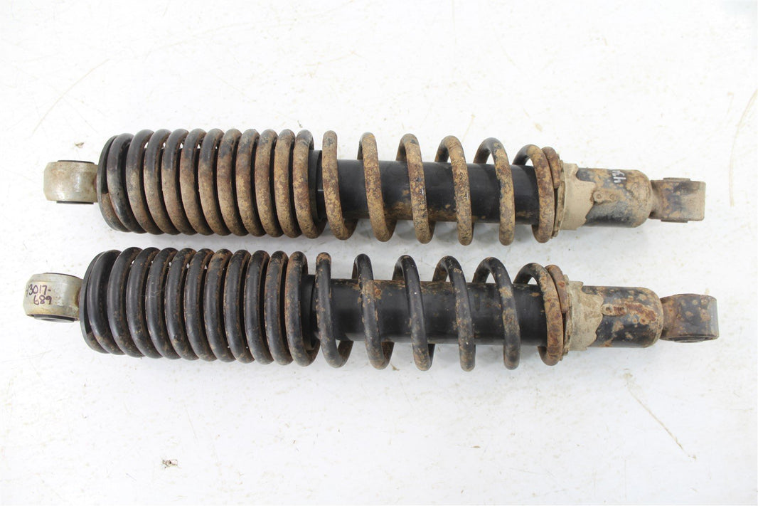2002 Suzuki Vinson 500 Rear Shocks Spring Absorber Left Right