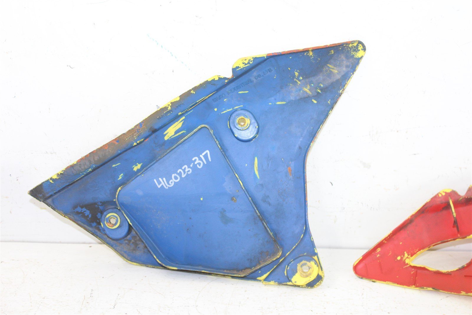 2001 Suzuki DRZ400E Rear Fender Right Rear # Plate Air Box Cover Radiator Guard