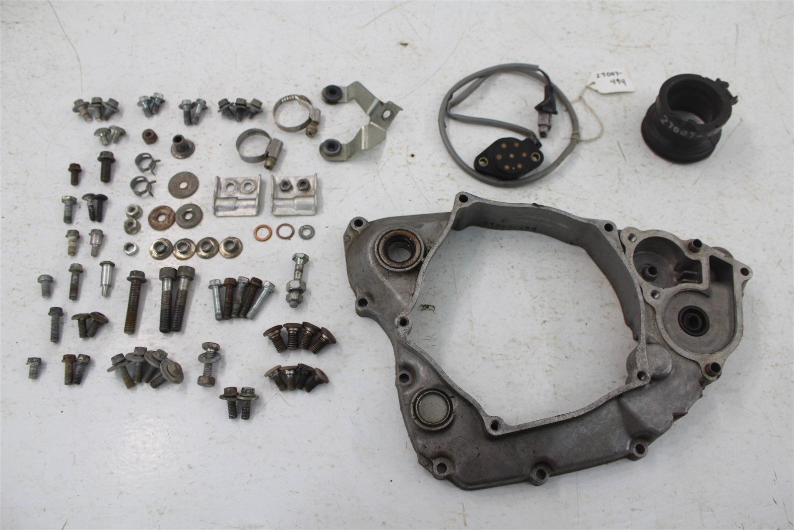 2012 Kawasaki KX 250F Clutch Cover Inner Intake Manifold Neutral Safety