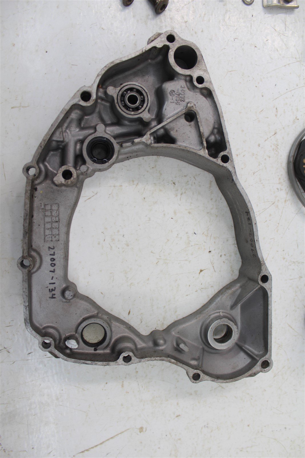 2012 Kawasaki KX 250F Clutch Cover Inner Intake Manifold Neutral Safety