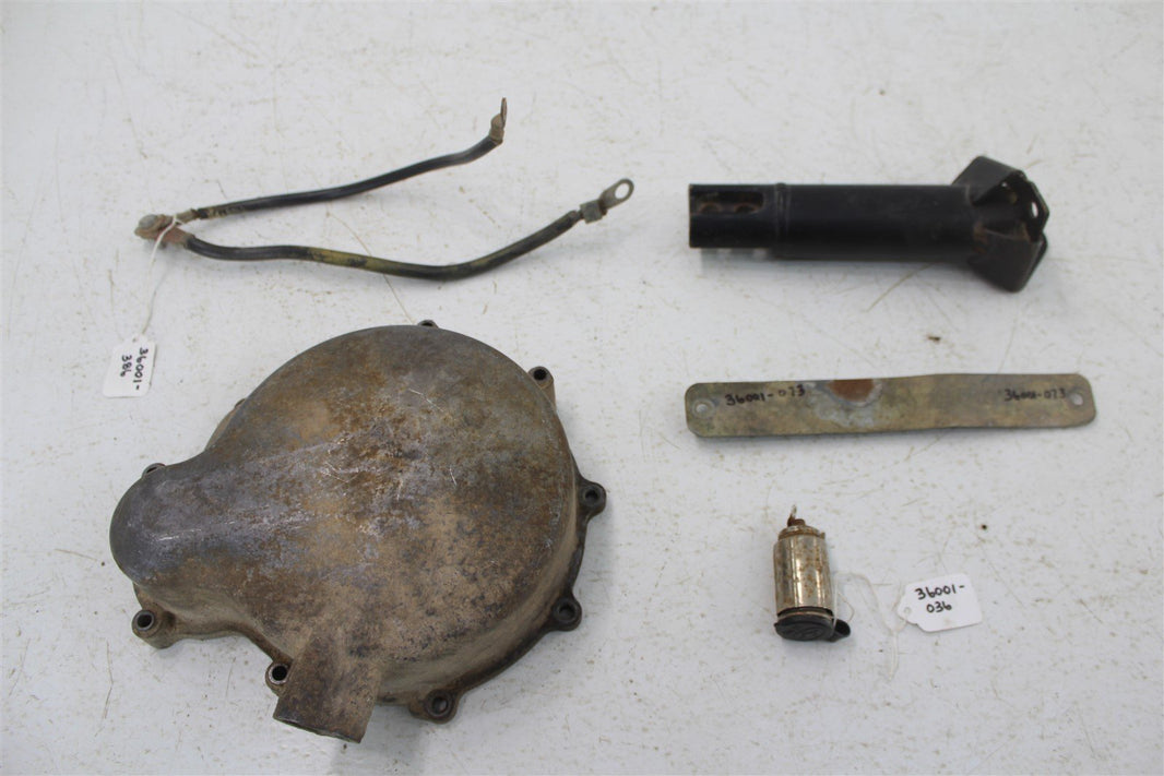 2008 Polaris RZR800 Stator Cover Battery Strap 12V Ground Wire Roll Cage Mount