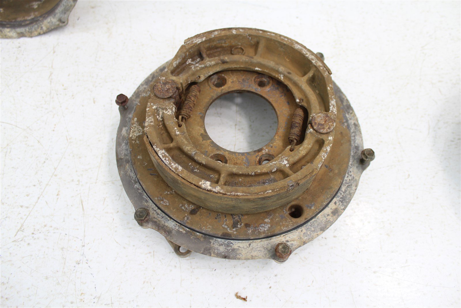 1991 Suzuki King Quad 300 4x4 Brake Drum Panel Hub Backing Plate Drum Cover