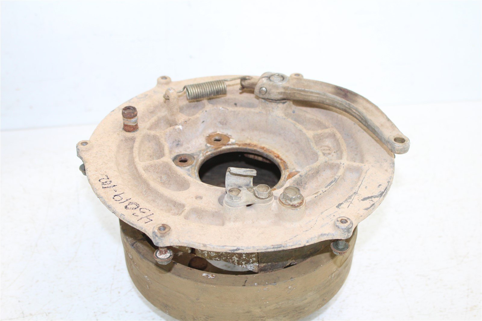 1991 Suzuki King Quad 300 4x4 Brake Drum Panel Hub Backing Plate Drum Cover