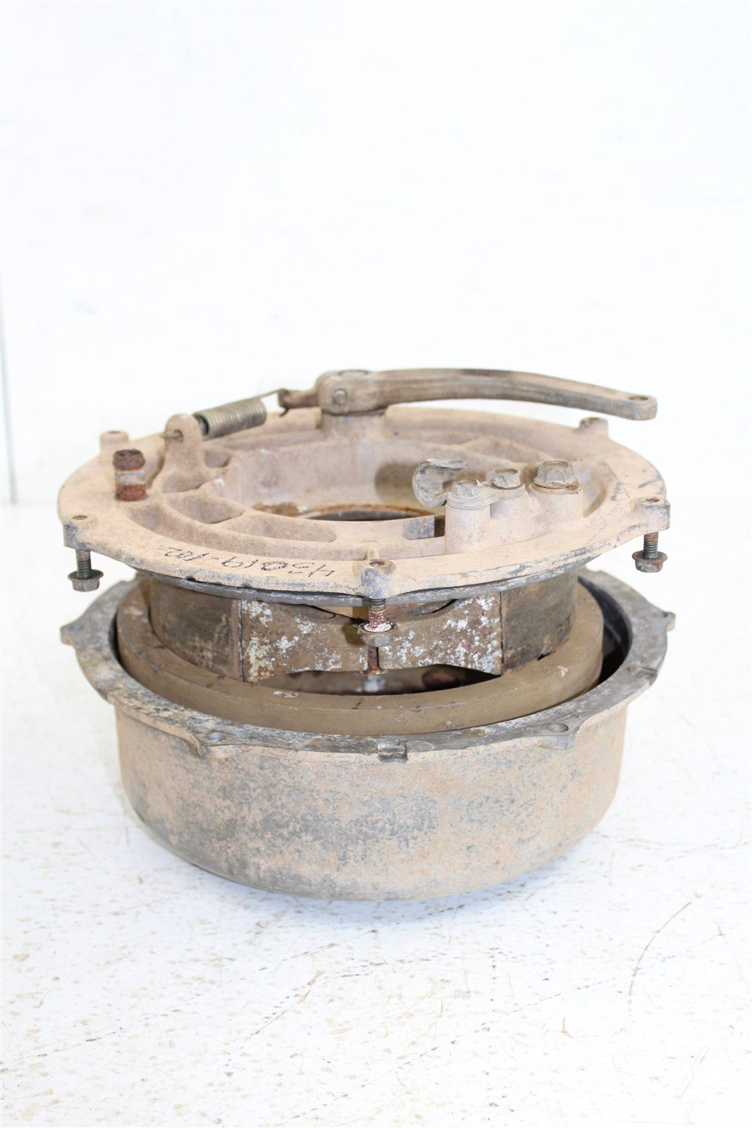 1991 Suzuki King Quad 300 4x4 Brake Drum Panel Hub Backing Plate Drum Cover