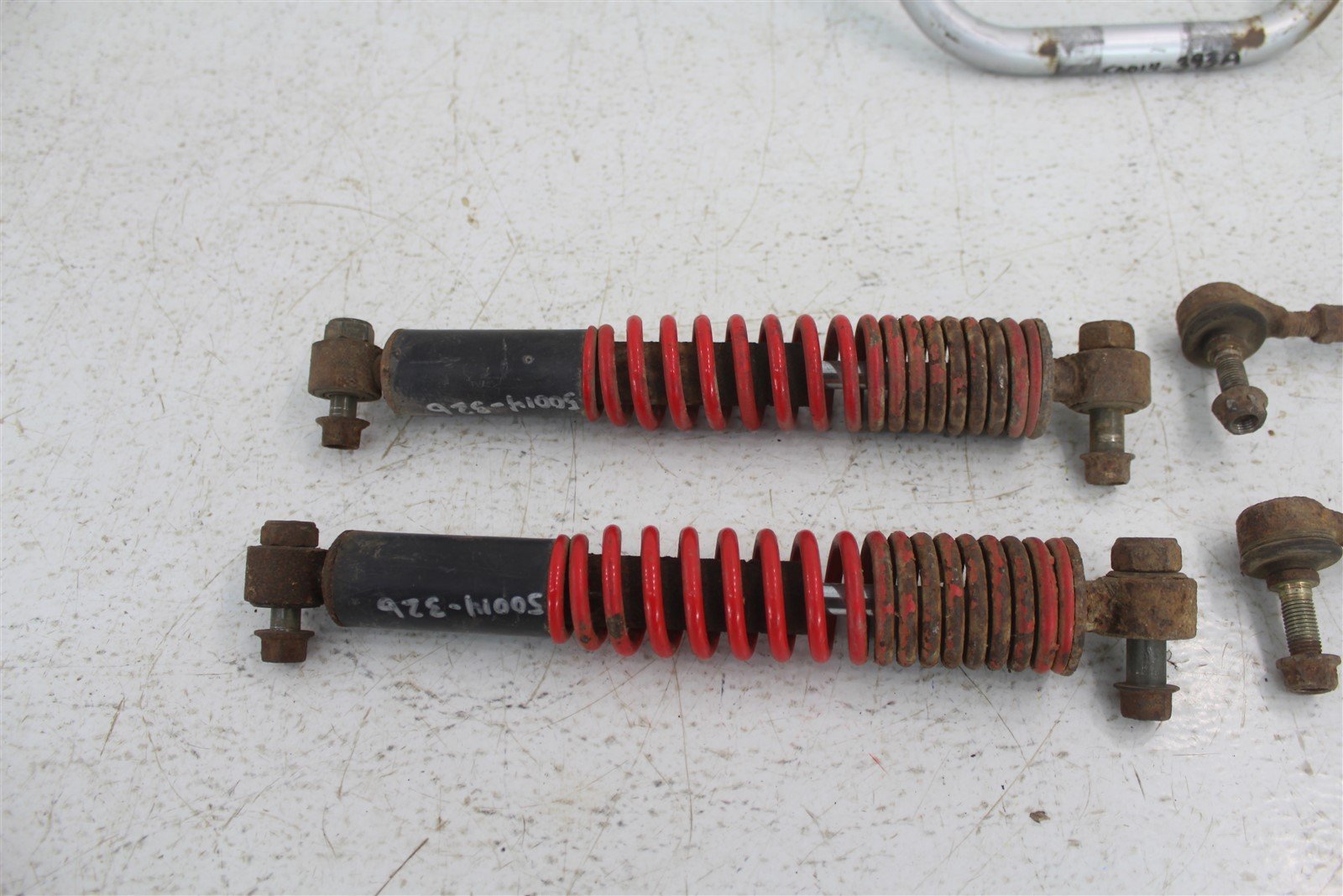 2003 Yamaha Raptor 80 Front Left Right Shocks Steering Stem Tie-Rods Handlebars