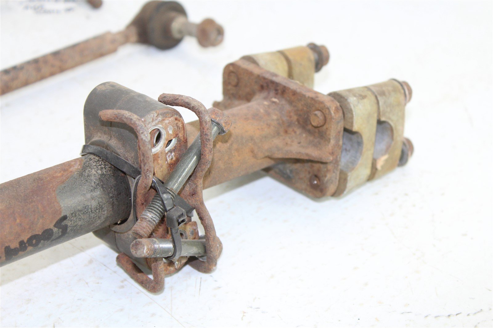 2003 Yamaha Raptor 80 Front Left Right Shocks Steering Stem Tie-Rods Handlebars