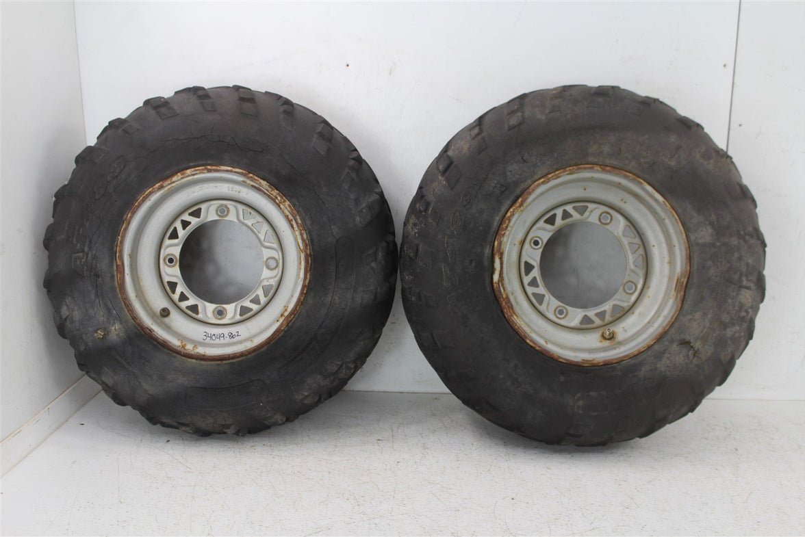 1993 Polaris 250 4x4 Front Wheel Set Rims Tires