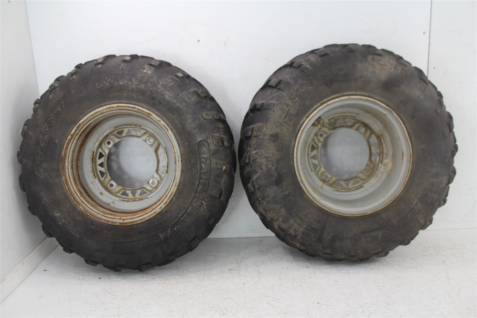 1993 Polaris 250 4x4 Front Wheel Set Rims Tires