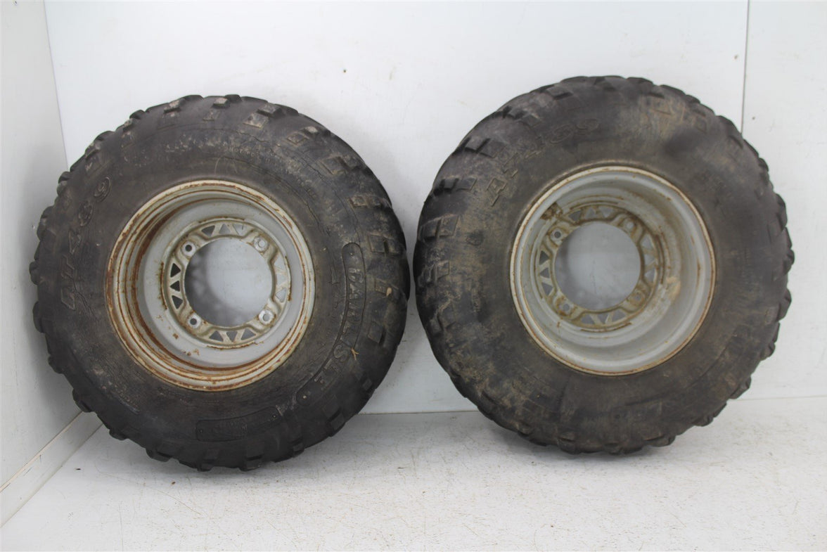 1993 Polaris 250 4x4 Front Wheel Set Rims Tires