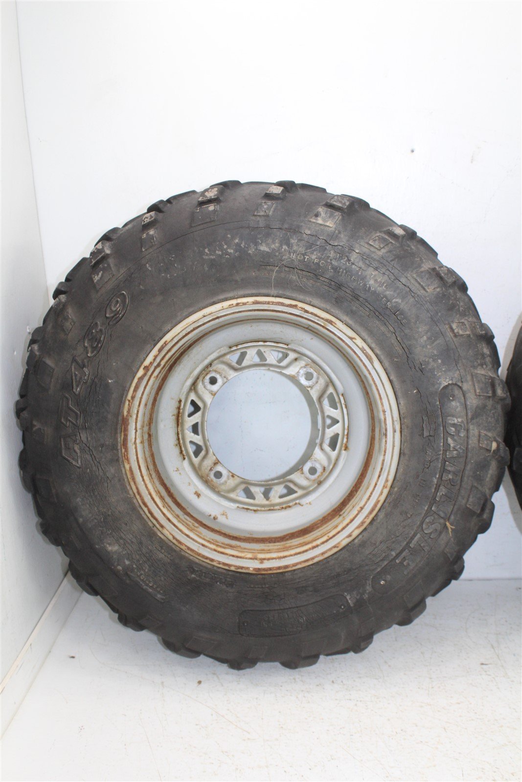 1993 Polaris 250 4x4 Front Wheel Set Rims Tires