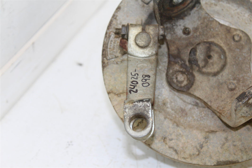 1994 Kawasaki Bayou 220 Front Left Brake Drum Panel Hub Backing Plate