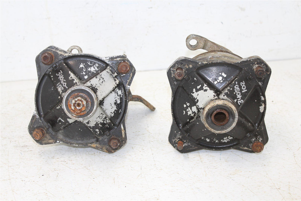1986 Polaris Trail Boss 250 Front Left Right Brake Drum Panel Hub Backing Plate