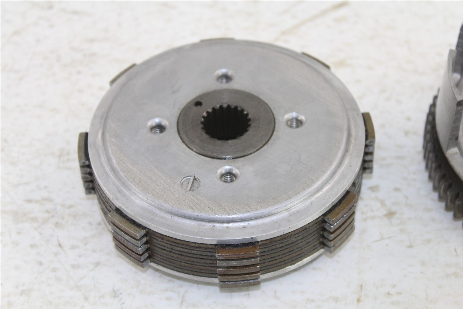 1986 Honda TRX200SX Clutch Basket Inner Hub Pressure Plate