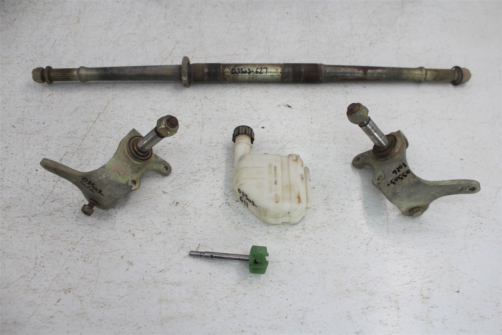 2003 Bombardier Rally 200 Front A Arms Exhaust Axle Front Spindles Rack Misc