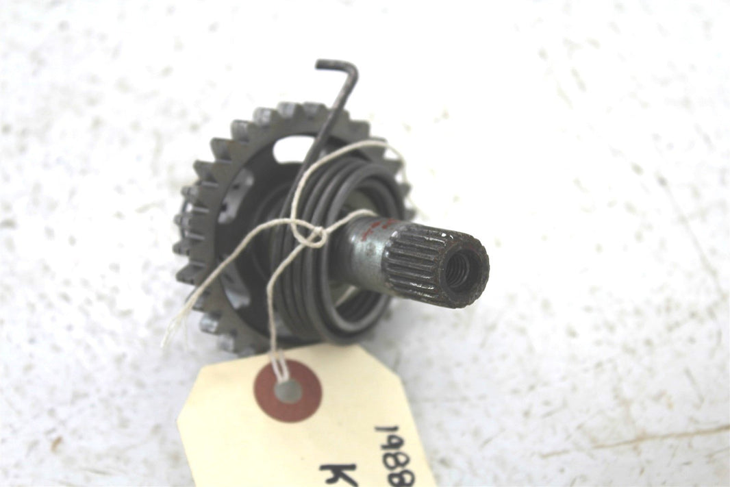 1988 Honda CR125R Kick Start Shaft Spring Kicker Gear