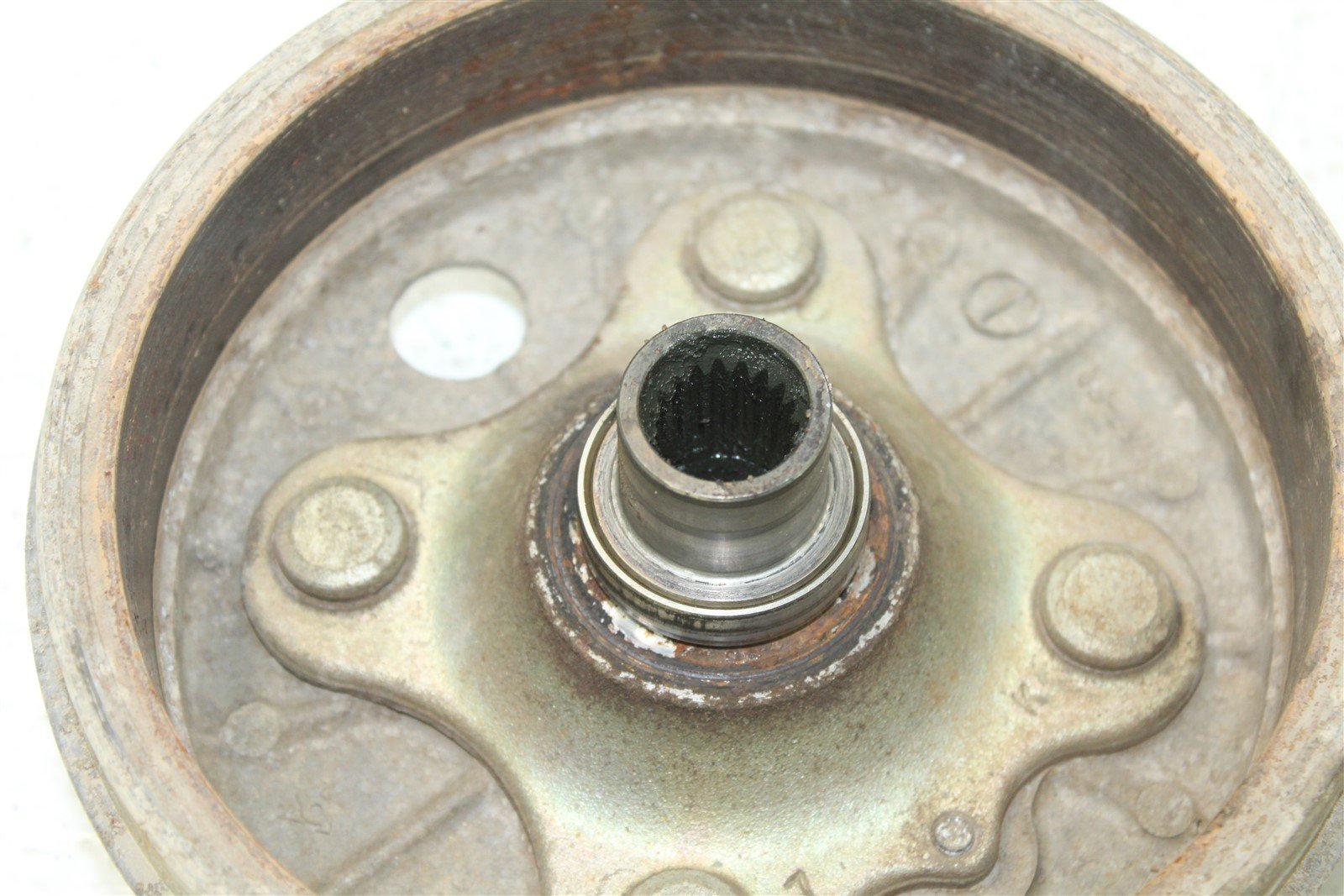 1986 Honda Fourtrax 350 Front Right Brake Drum Panel Hub Backing Plate