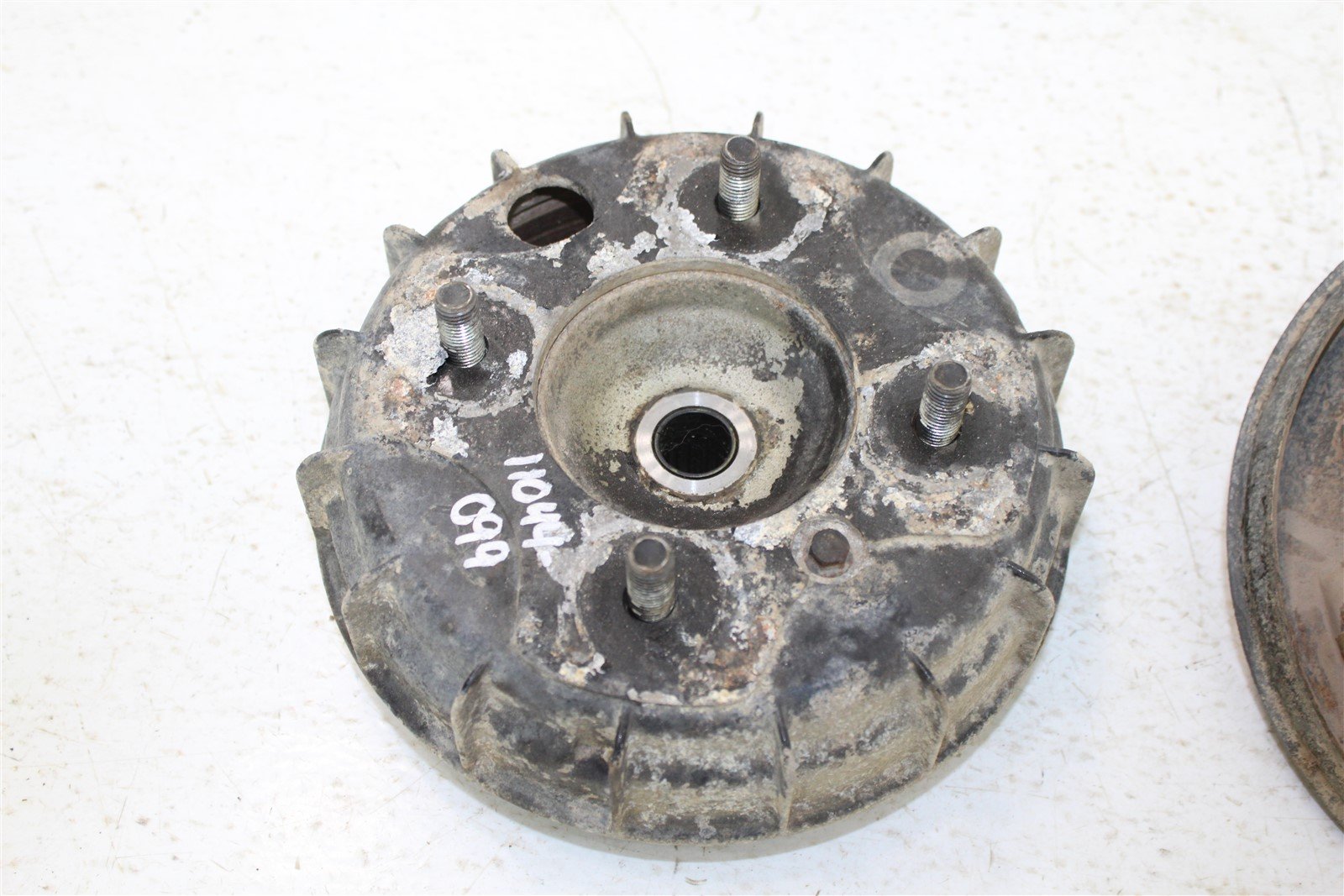 1986 Honda Fourtrax 350 Front Right Brake Drum Panel Hub Backing Plate