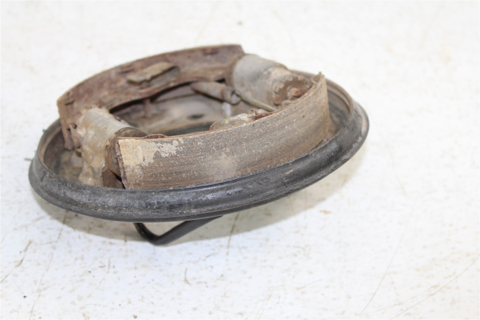 1986 Honda Fourtrax 350 Front Left Brake Drum Panel Hub Backing Plate