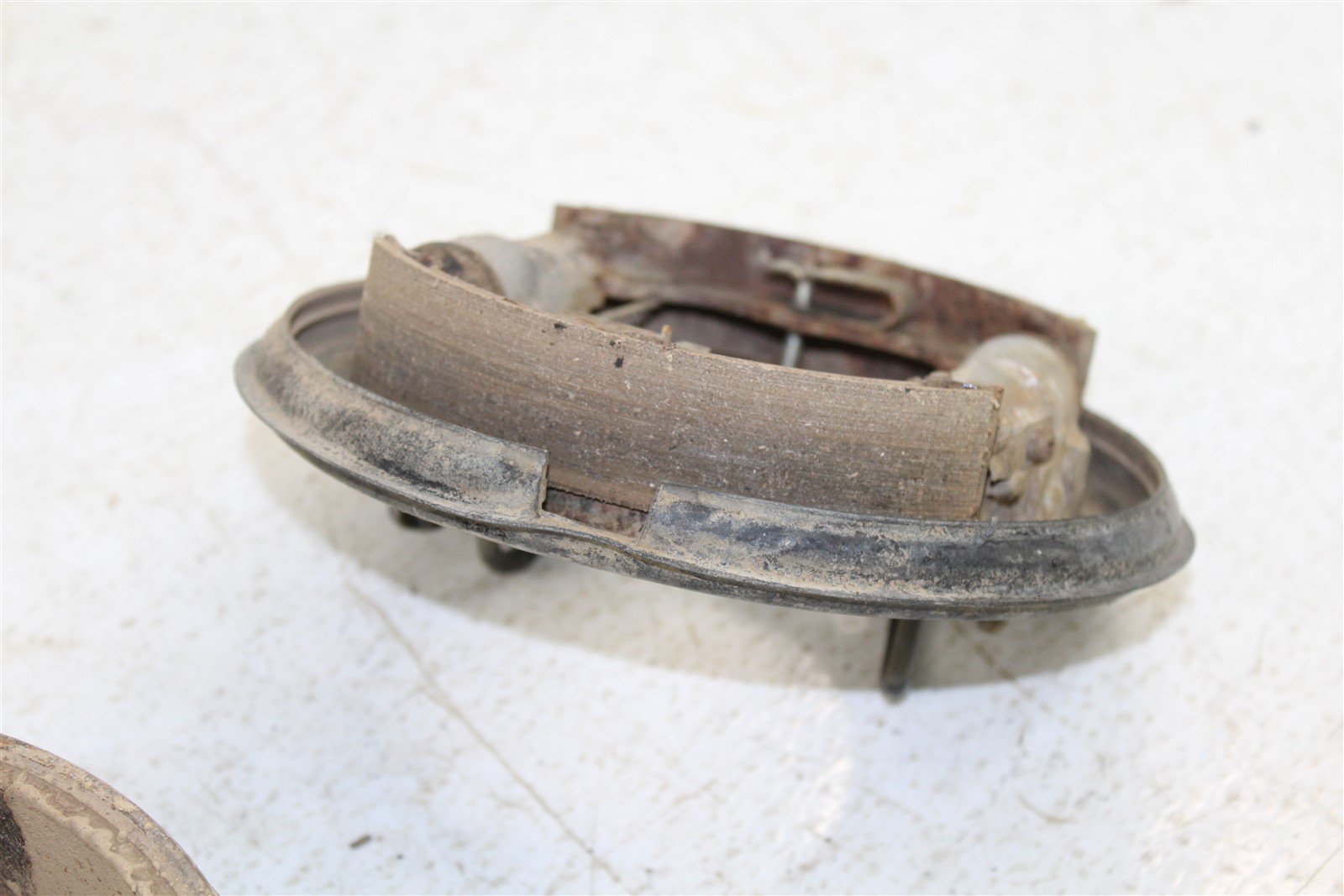 1986 Honda Fourtrax 350 Front Left Brake Drum Panel Hub Backing Plate