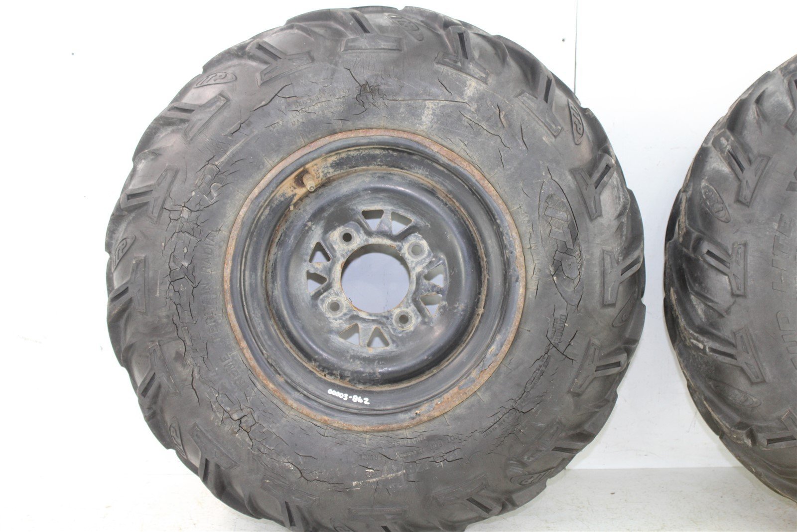 2001 Arctic Cat 400 4x4 Front Wheel Set Rims Tires