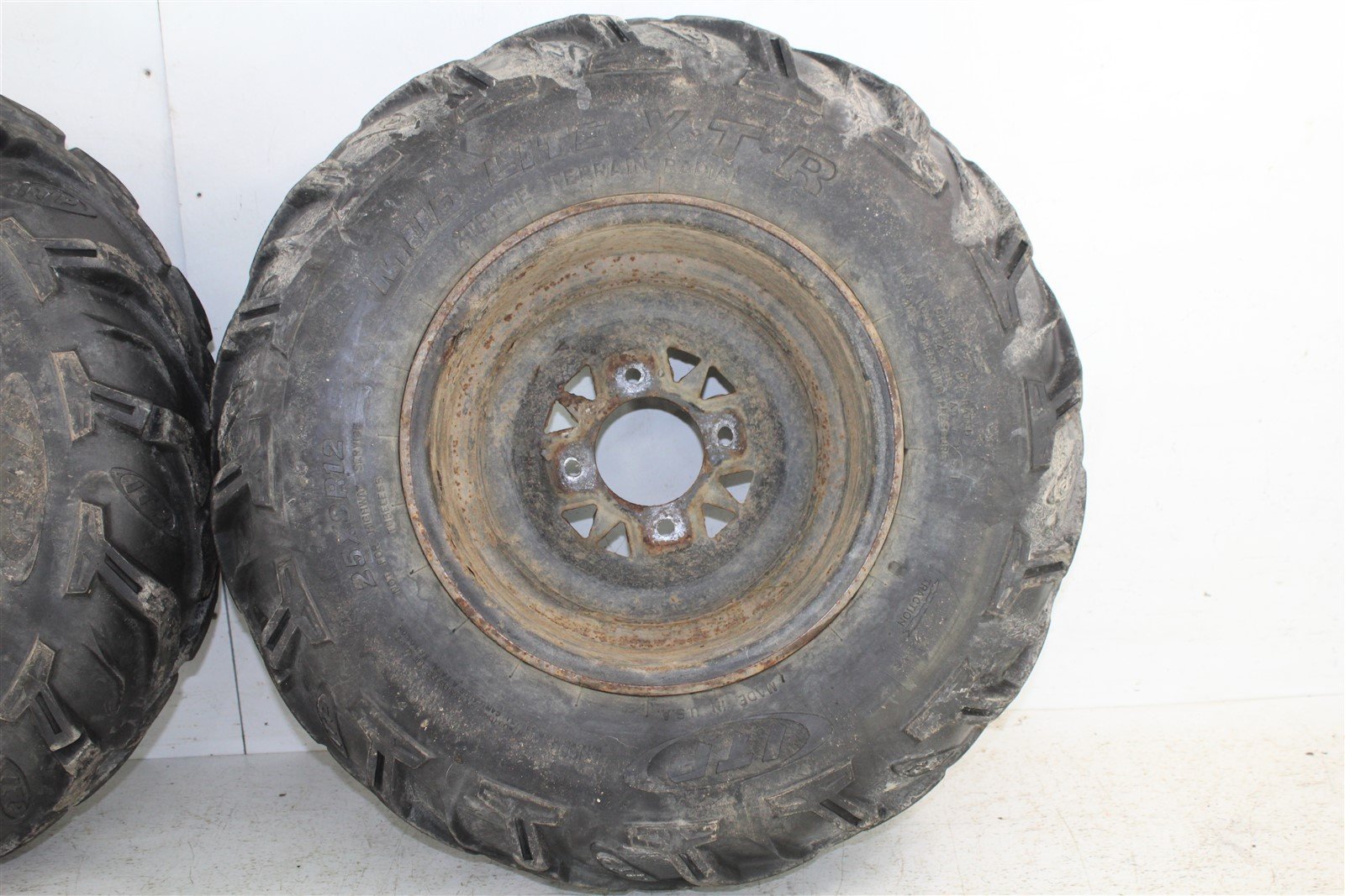 2001 Arctic Cat 400 4x4 Front Wheel Set Rims Tires