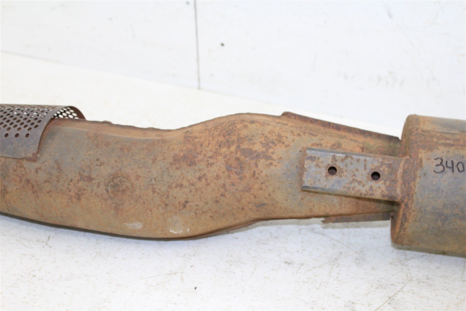 1996 Polaris Xpress 400 Exhaust Header Silencer Muffler