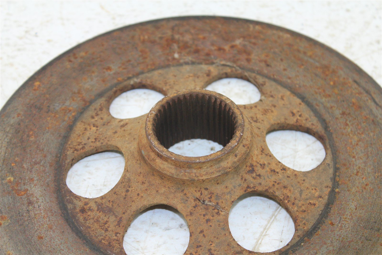 1986 Yamaha Moto 4 225 Rear Brake Caliper w/ Brake Rotor