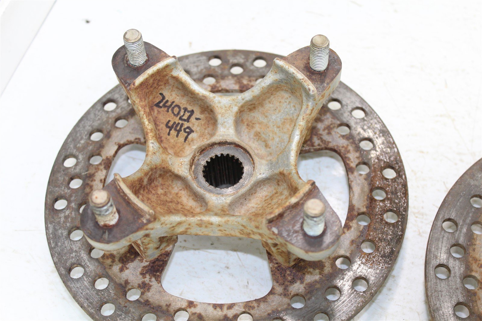 2003 Kawasaki Prairie 650 4x4 Front Hubs Brake Rotors