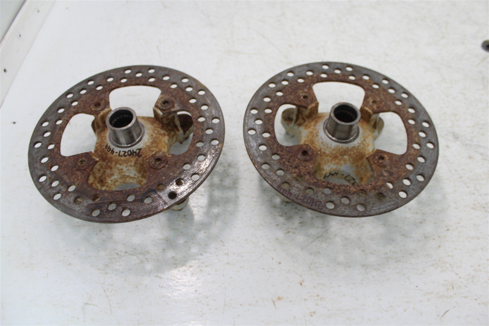 2003 Kawasaki Prairie 650 4x4 Front Hubs Brake Rotors
