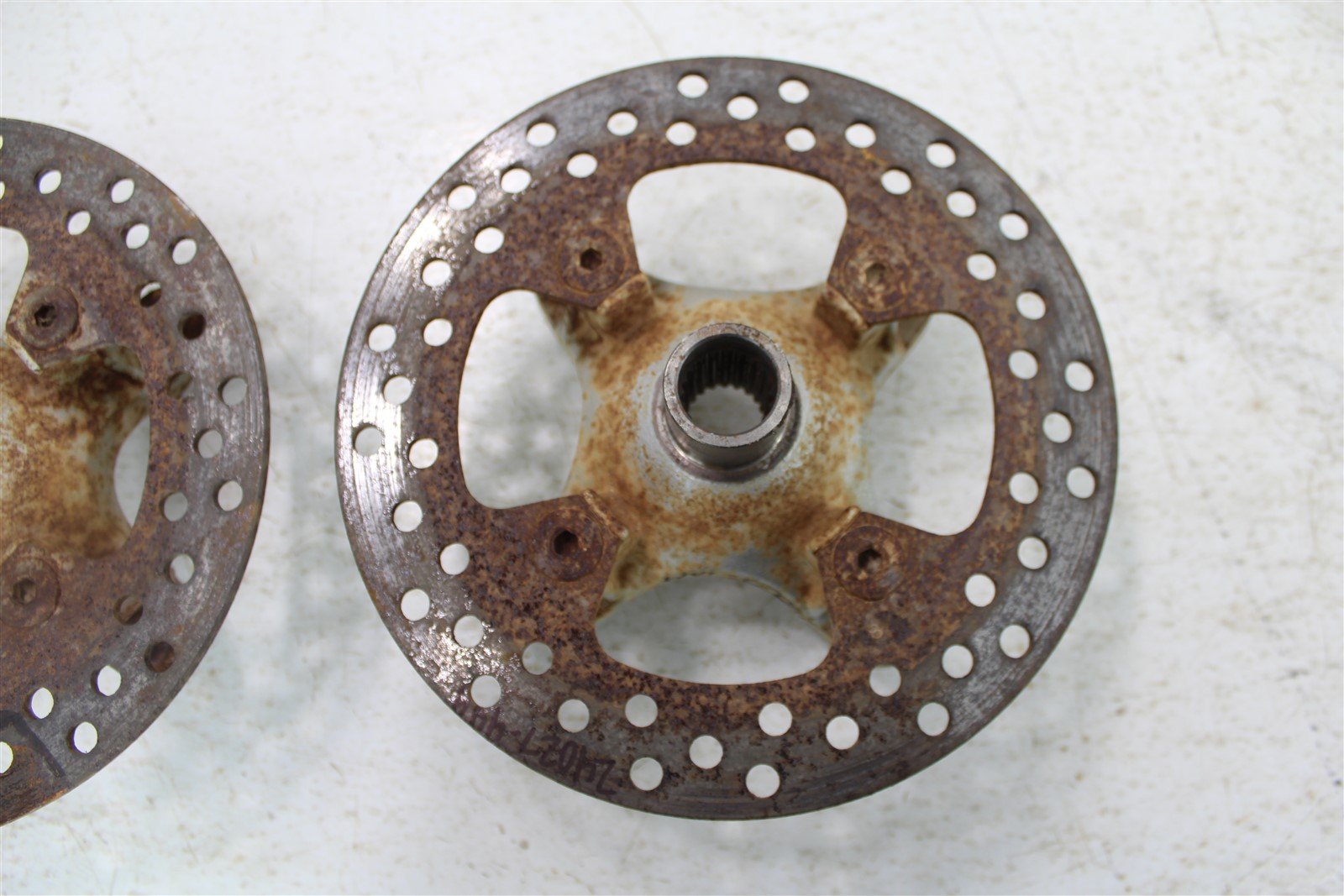2003 Kawasaki Prairie 650 4x4 Front Hubs Brake Rotors