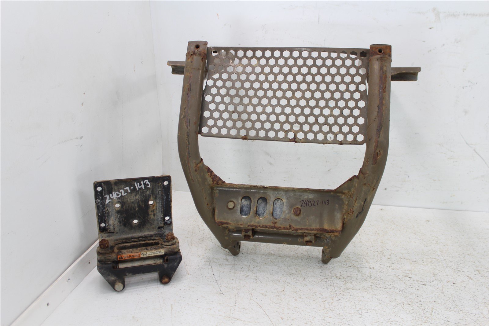 2003 Kawasaki Prairie 650 4x4 Lower Front Bumper Frame w/ Winch Mount