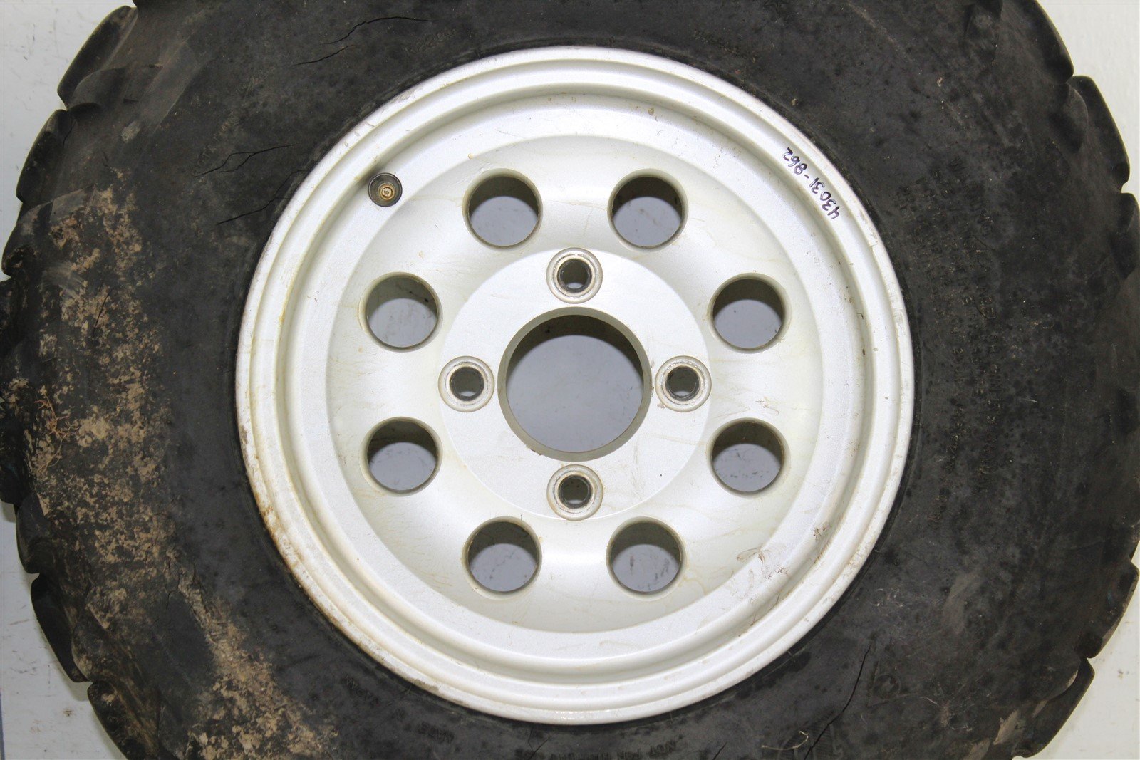 2003 Suzuki Vinson 500 Front Wheel Set Rims Tires