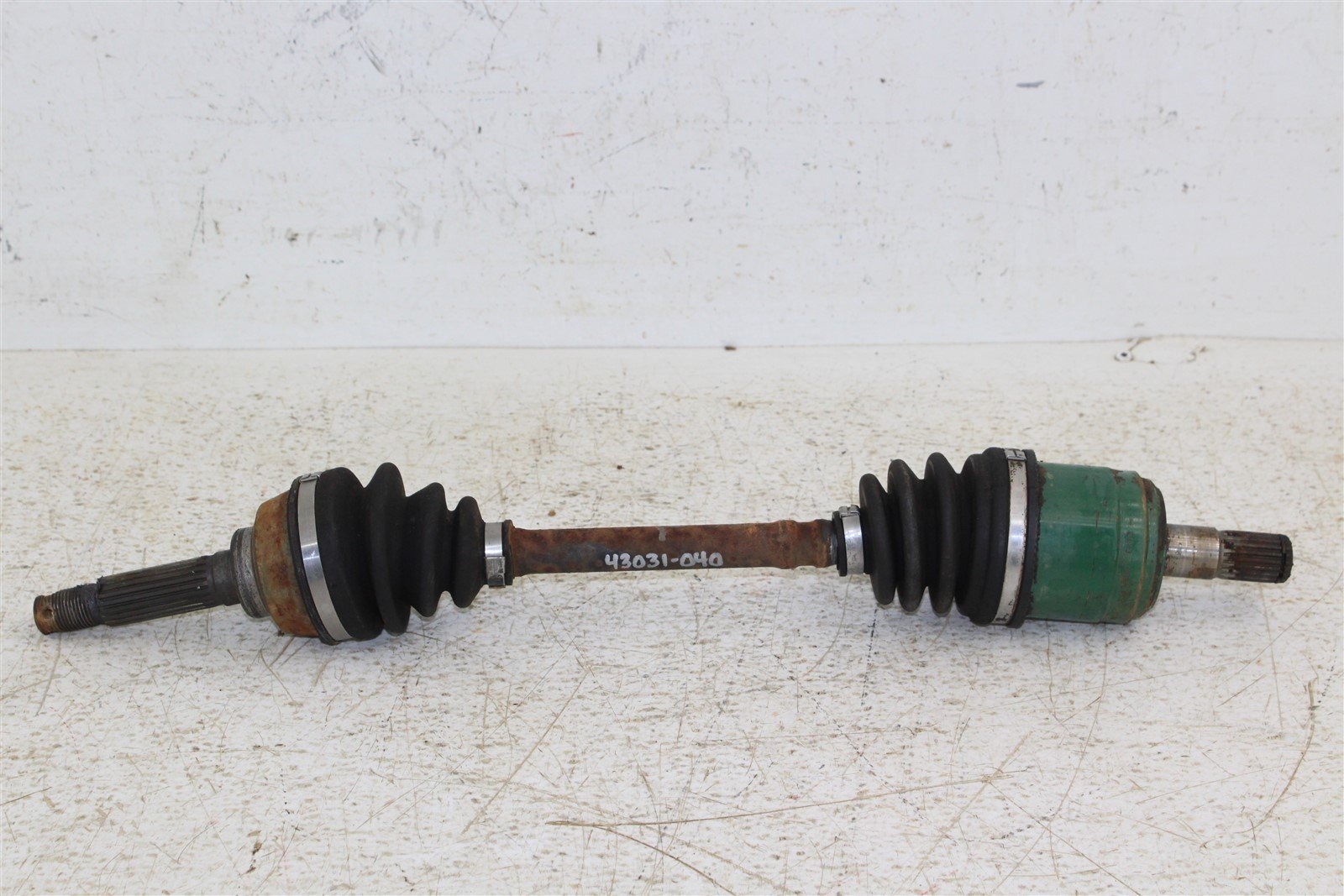 2003 Suzuki Vinson 500 Left Front CV Axle Boot Straight