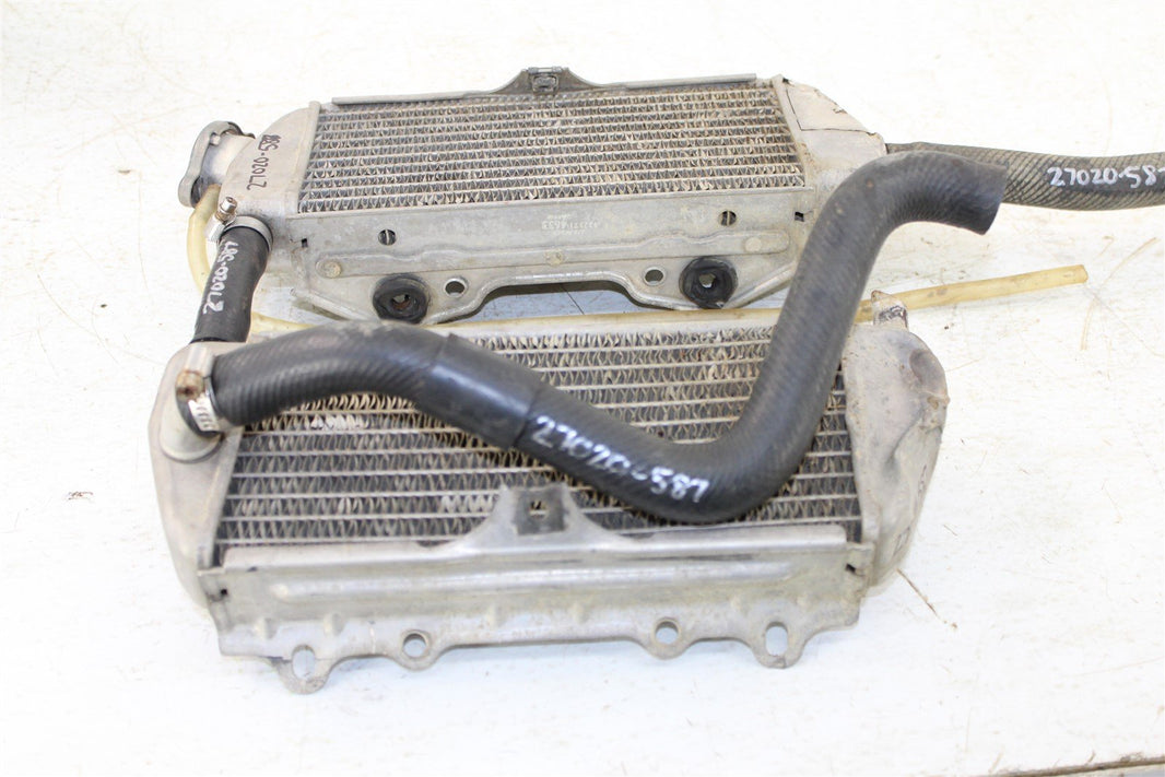 2001 Kawasaki KX 125 Radiators Left & Right w/ Hoses