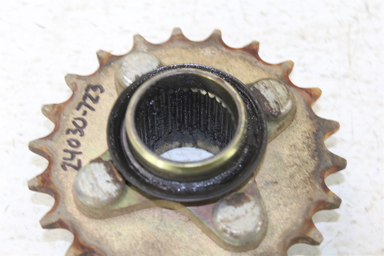 2003 Kawasaki KFX 80 Rear Sprocket Mount Hub 22T