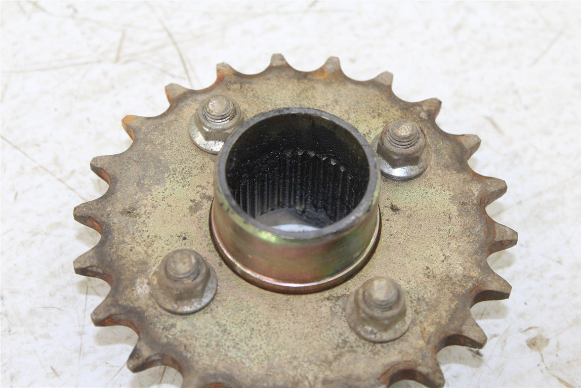 2003 Kawasaki KFX 80 Rear Sprocket Mount Hub 22T