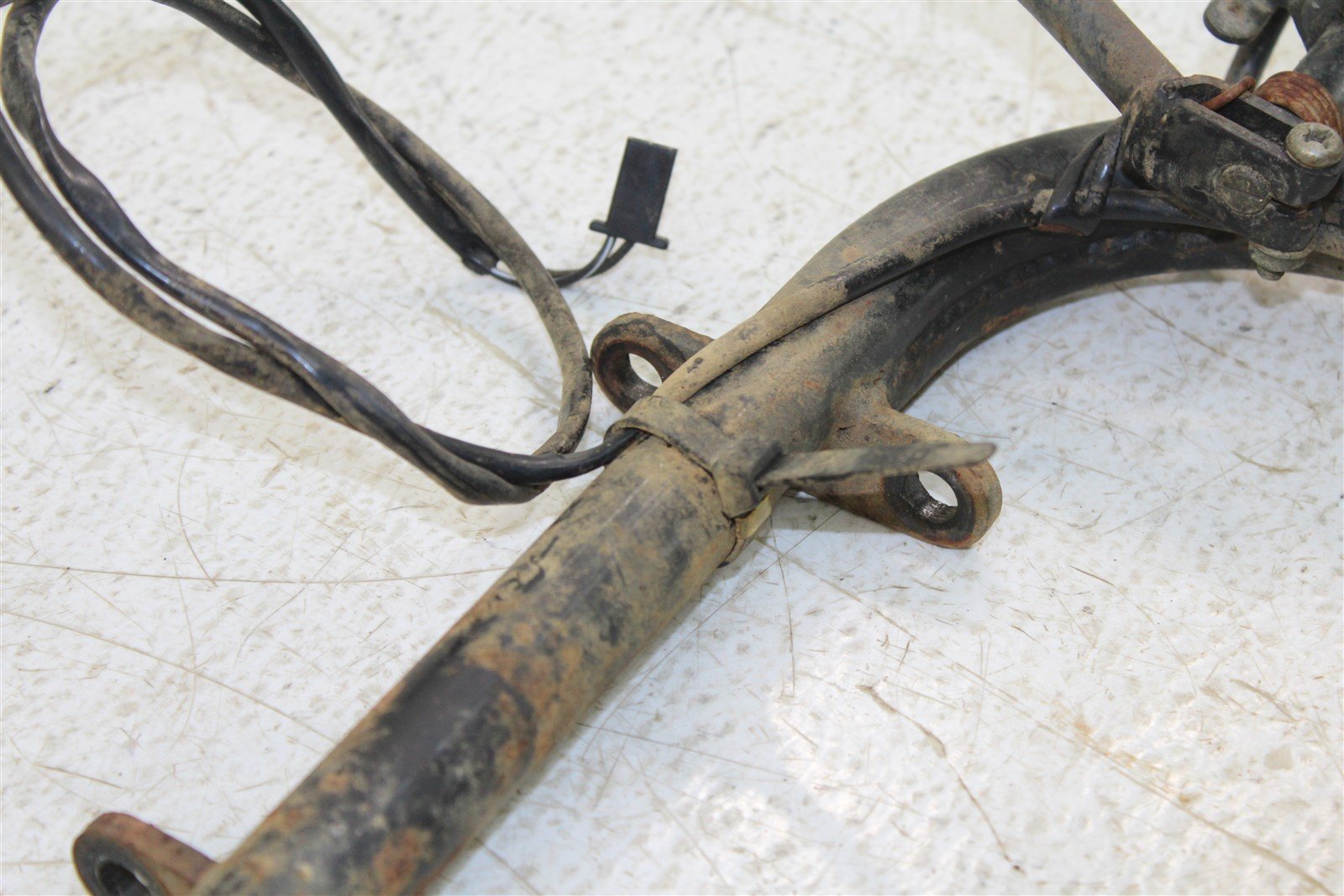 2003 Kawasaki KFX 80 Foot Pegs Rests w/ Rear Brake Sensor Switch