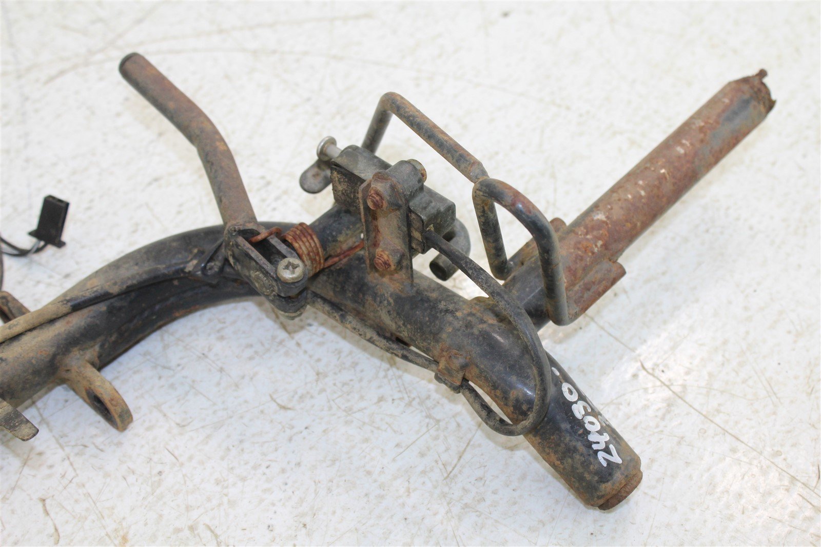 2003 Kawasaki KFX 80 Foot Pegs Rests w/ Rear Brake Sensor Switch