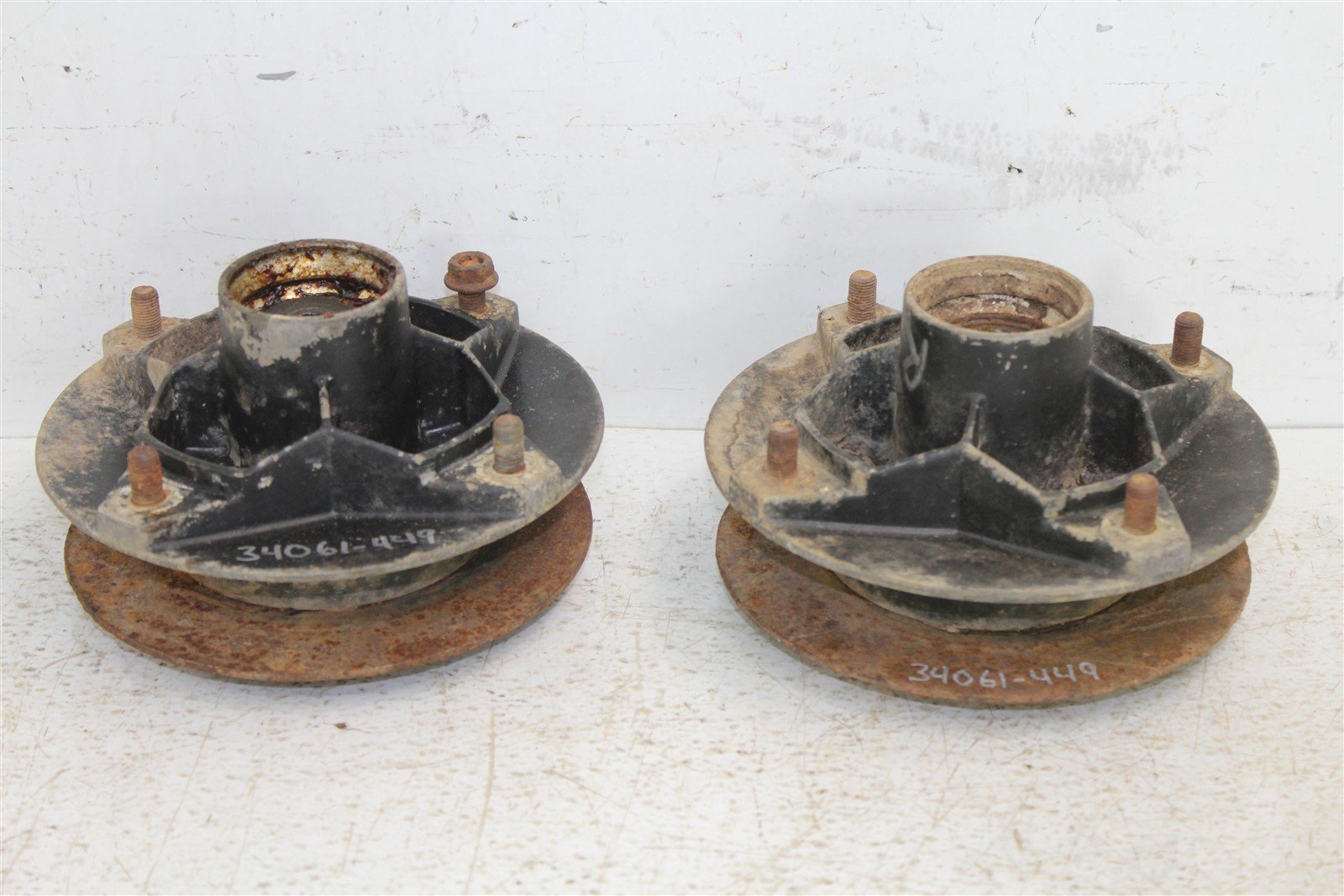 1994 Polaris Trail Boss 250 Front Hubs Brake Rotors
