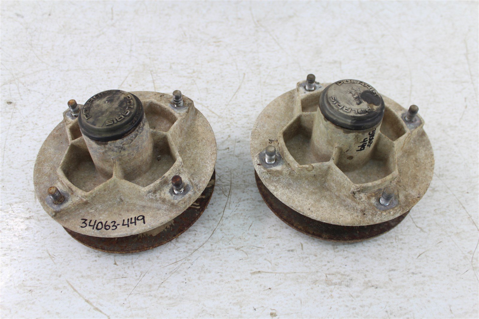 1994 Polaris Trail Boss 250 Front Hubs Brake Rotors