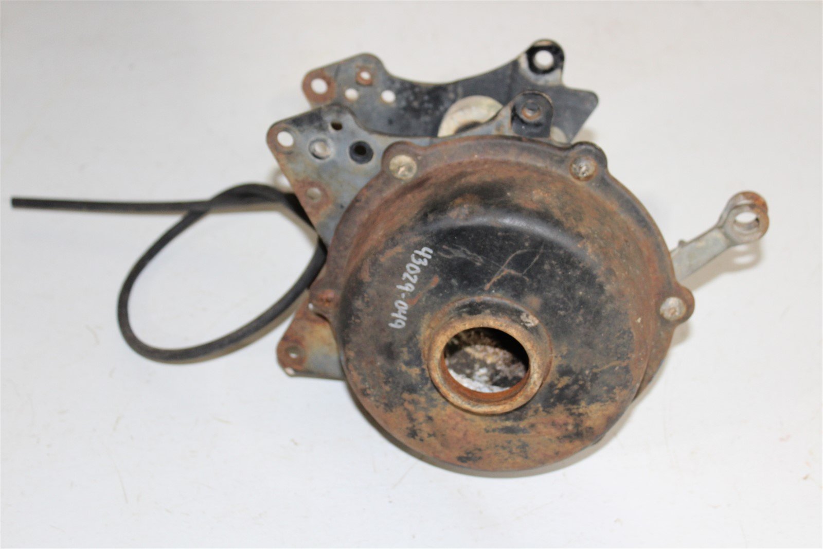 1989 Suzuki LT80 Rear Axle Carrier Housing Bearing Brake Drum Cover
