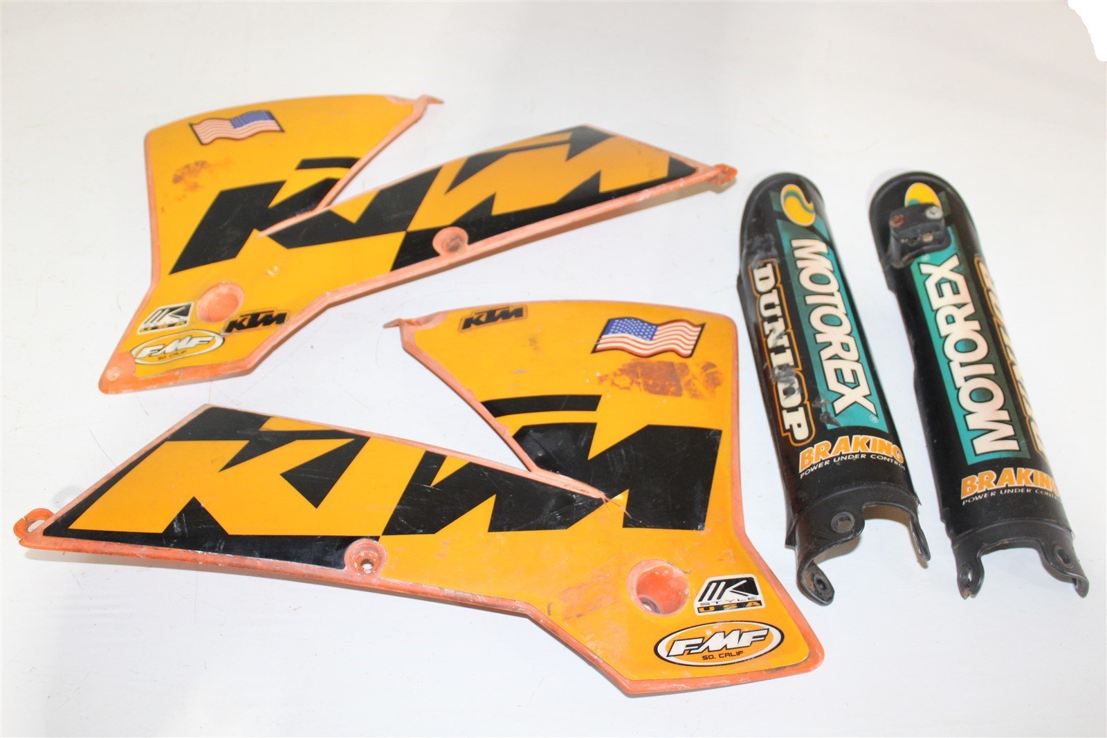 2002 KTM 125 SX Plastics Gas Tank Shrouds Fenders Fork Guards Left Right