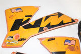 2002 KTM 125 SX Plastics Gas Tank Shrouds Fenders Fork Guards Left Right