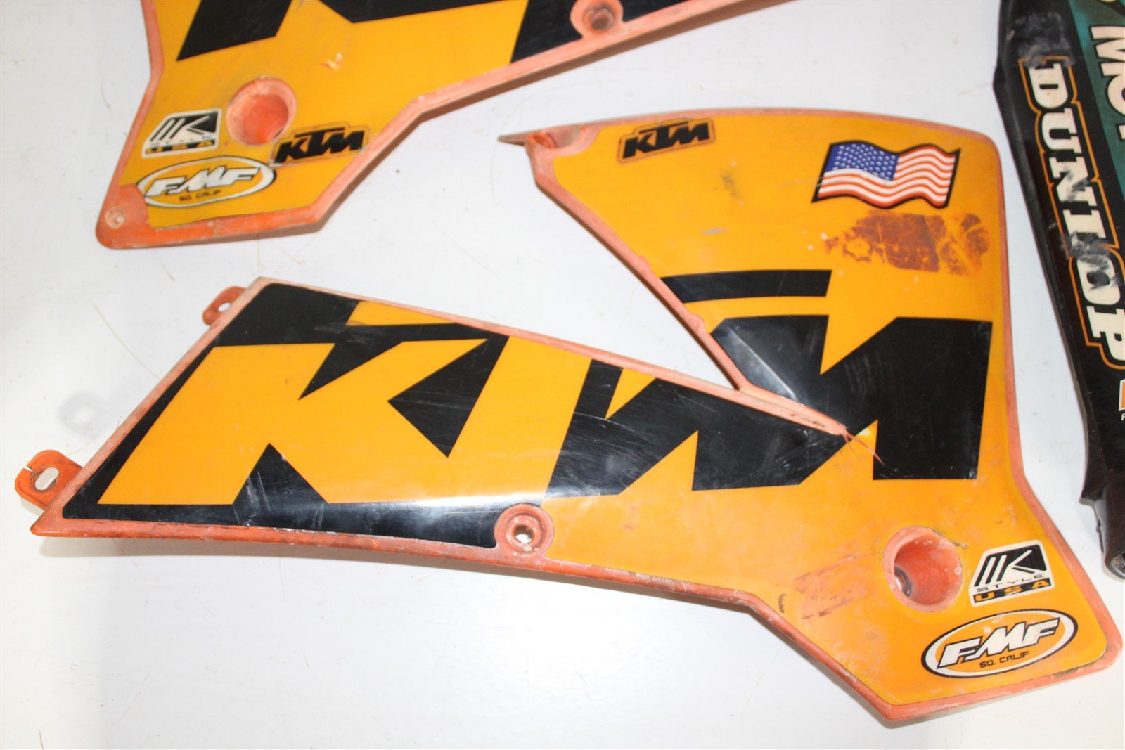 2002 KTM 125 SX Plastics Gas Tank Shrouds Fenders Fork Guards Left Right