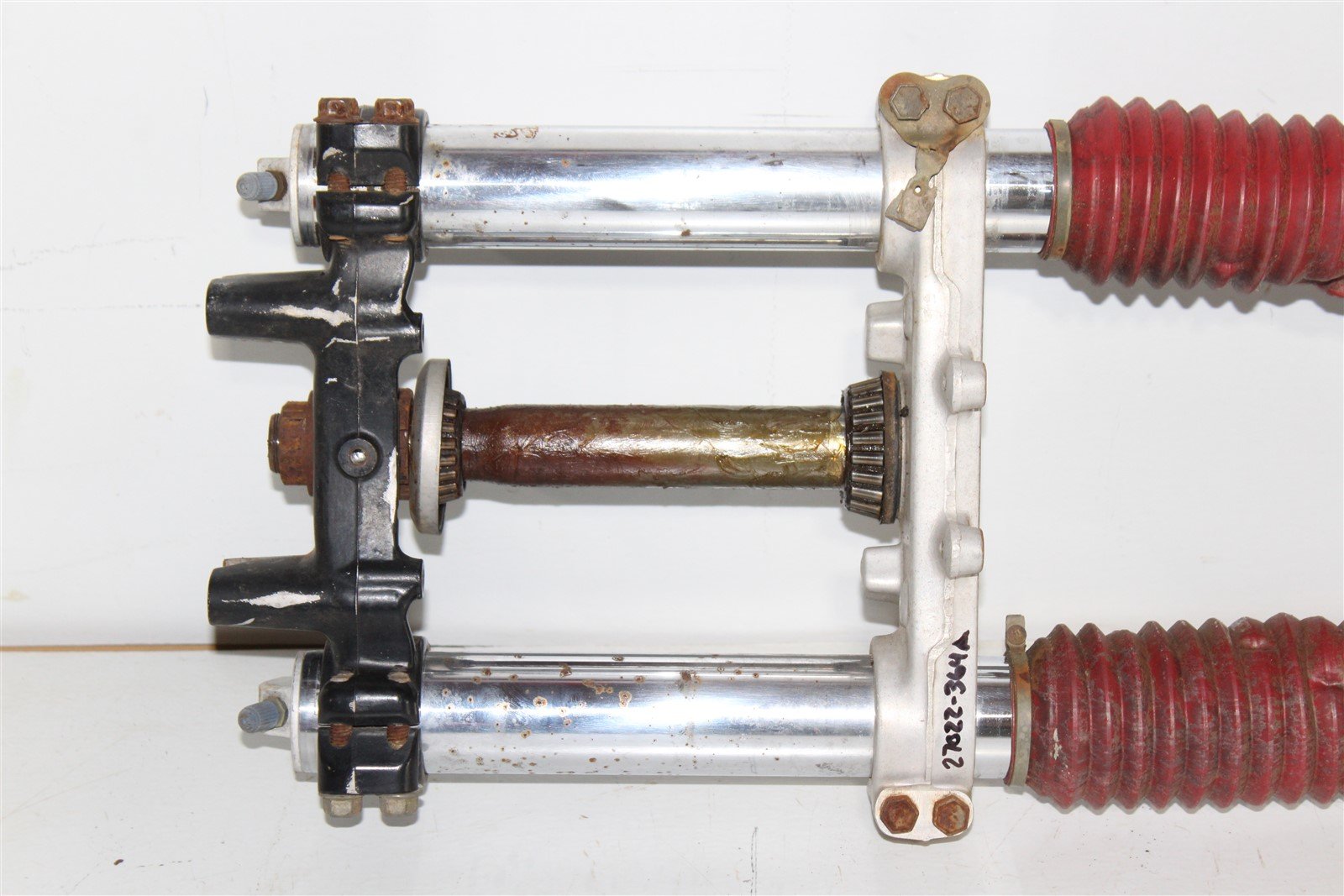 1985 Yamaha YZ 125 Fork Tubes Front Suspension Triple Clamps