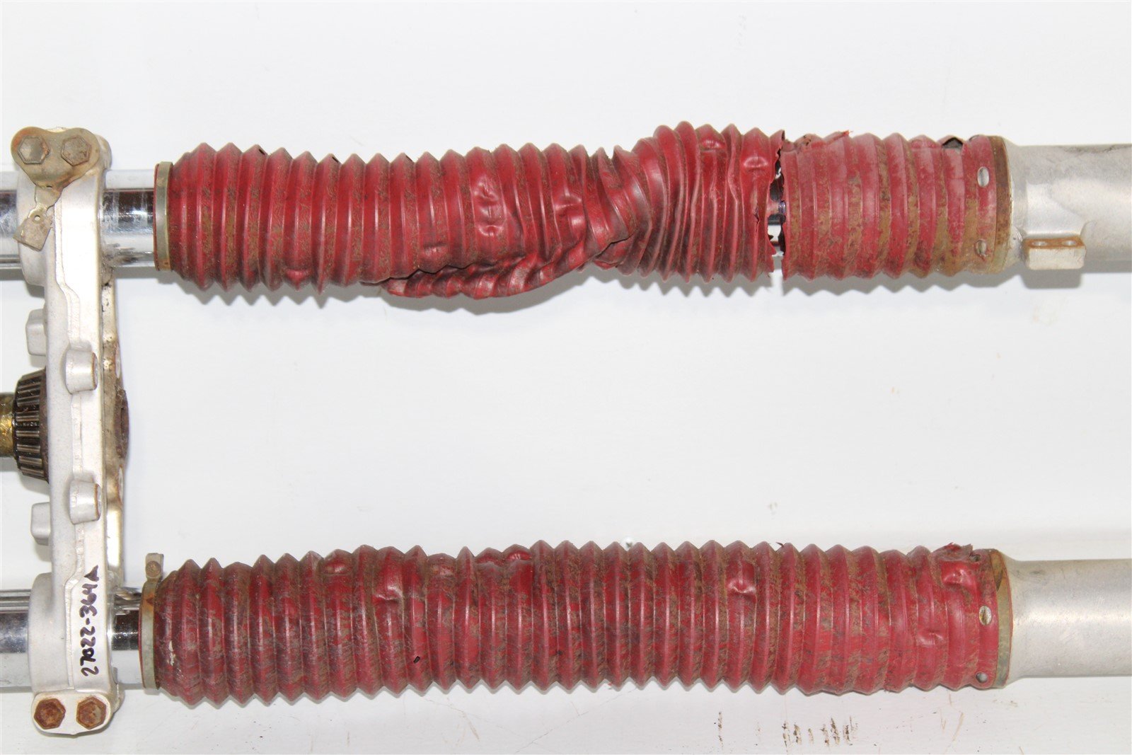 1985 Yamaha YZ 125 Fork Tubes Front Suspension Triple Clamps