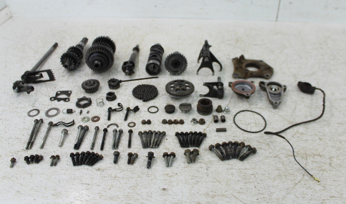 1992 Suzuki Quadrunner LT 160 Transmission Gears Shaft Shift Drum Forks